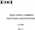 Icon of LC-X80 RS-232 Basic Serial Commands